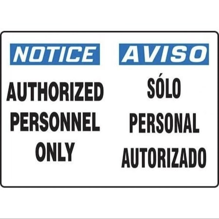 Accuform Safety Sign, SBMADC521VP SBMADC521VP